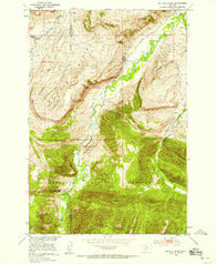 Mc Leod Basin Montana Historical topographic map, 1:24000 scale, 7.5 X 7.5 Minute, Year 1951