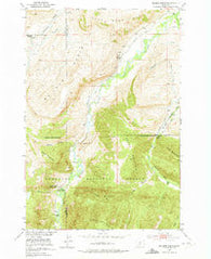 Mc Leod Basin Montana Historical topographic map, 1:24000 scale, 7.5 X 7.5 Minute, Year 1951
