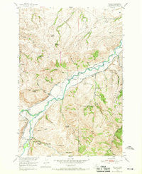 Mc Leod Montana Historical topographic map, 1:24000 scale, 7.5 X 7.5 Minute, Year 1951