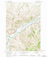 Mc Leod Montana Historical topographic map, 1:24000 scale, 7.5 X 7.5 Minute, Year 1951