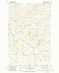 Mc Rae Springs Montana Historical topographic map, 1:24000 scale, 7.5 X 7.5 Minute, Year 1973