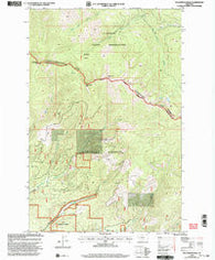 Mccormick Peak Montana Historical topographic map, 1:24000 scale, 7.5 X 7.5 Minute, Year 1999