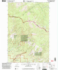 Mccormick Peak Montana Historical topographic map, 1:24000 scale, 7.5 X 7.5 Minute, Year 1999