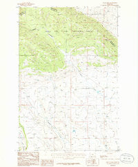 Mead Creek Montana Historical topographic map, 1:24000 scale, 7.5 X 7.5 Minute, Year 1986