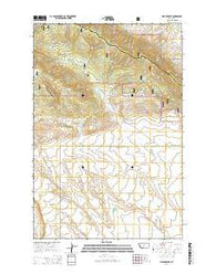 Mead Creek Montana Current topographic map, 1:24000 scale, 7.5 X 7.5 Minute, Year 2014