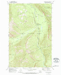 Meadow Creek Montana Historical topographic map, 1:24000 scale, 7.5 X 7.5 Minute, Year 1970