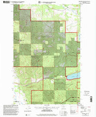 Meadow Peak Montana Historical topographic map, 1:24000 scale, 7.5 X 7.5 Minute, Year 1997
