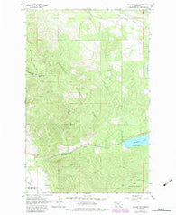 Meadow Peak Montana Historical topographic map, 1:24000 scale, 7.5 X 7.5 Minute, Year 1964