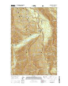 Meadow Creek Montana Current topographic map, 1:24000 scale, 7.5 X 7.5 Minute, Year 2014