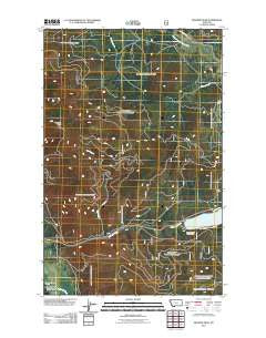Meadow Peak Montana Historical topographic map, 1:24000 scale, 7.5 X 7.5 Minute, Year 2011