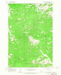 Medicine Hot Springs Montana Historical topographic map, 1:24000 scale, 7.5 X 7.5 Minute, Year 1965