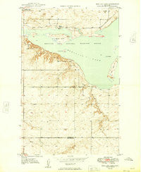 Medicine Lake Montana Historical topographic map, 1:24000 scale, 7.5 X 7.5 Minute, Year 1949