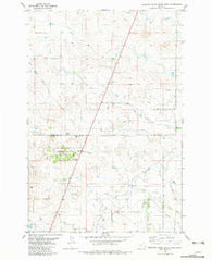Medicine Rocks State Park Montana Historical topographic map, 1:24000 scale, 7.5 X 7.5 Minute, Year 1981