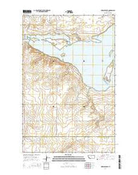 Medicine Lake Montana Current topographic map, 1:24000 scale, 7.5 X 7.5 Minute, Year 2014