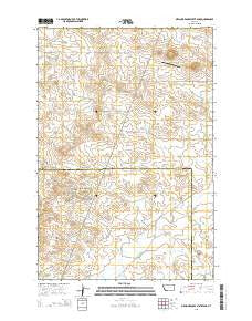 Medicine Rocks State Park Montana Current topographic map, 1:24000 scale, 7.5 X 7.5 Minute, Year 2014