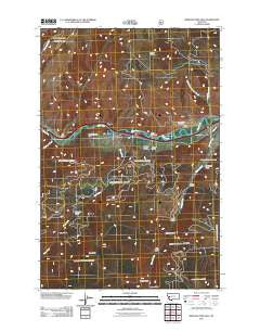 Medicine Tree Hill Montana Historical topographic map, 1:24000 scale, 7.5 X 7.5 Minute, Year 2011