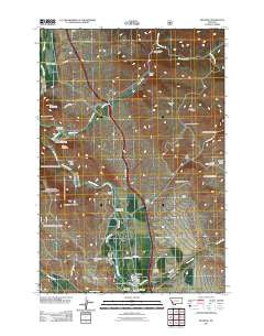 Melrose Montana Historical topographic map, 1:24000 scale, 7.5 X 7.5 Minute, Year 2011