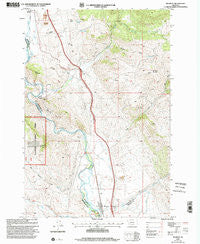 Melrose Montana Historical topographic map, 1:24000 scale, 7.5 X 7.5 Minute, Year 1997