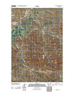 Melstone Montana Historical topographic map, 1:24000 scale, 7.5 X 7.5 Minute, Year 2011