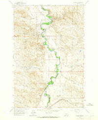Melstone NE Montana Historical topographic map, 1:24000 scale, 7.5 X 7.5 Minute, Year 1962