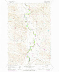 Melstone NE Montana Historical topographic map, 1:24000 scale, 7.5 X 7.5 Minute, Year 1962