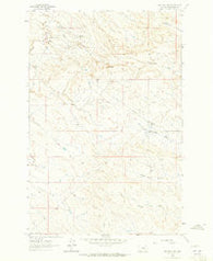 Melstone NW Montana Historical topographic map, 1:24000 scale, 7.5 X 7.5 Minute, Year 1962