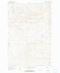 Melstone NW Montana Historical topographic map, 1:24000 scale, 7.5 X 7.5 Minute, Year 1962