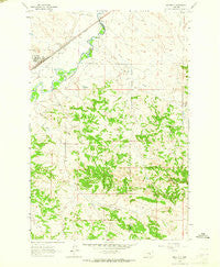 Melstone Montana Historical topographic map, 1:24000 scale, 7.5 X 7.5 Minute, Year 1963