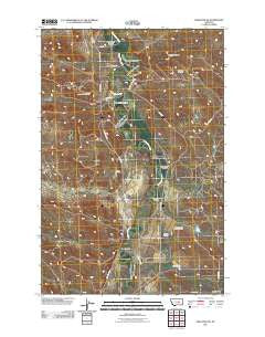 Melstone NE Montana Historical topographic map, 1:24000 scale, 7.5 X 7.5 Minute, Year 2011