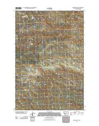 Melstone NW Montana Historical topographic map, 1:24000 scale, 7.5 X 7.5 Minute, Year 2011