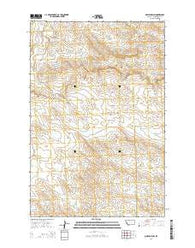 Melstone NW Montana Current topographic map, 1:24000 scale, 7.5 X 7.5 Minute, Year 2014