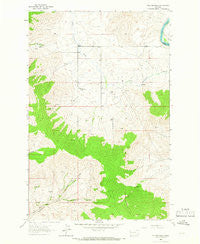 Melton Ranch Montana Historical topographic map, 1:24000 scale, 7.5 X 7.5 Minute, Year 1964