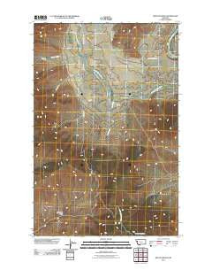 Melton Ranch Montana Historical topographic map, 1:24000 scale, 7.5 X 7.5 Minute, Year 2011