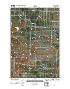 Melville Montana Historical topographic map, 1:24000 scale, 7.5 X 7.5 Minute, Year 2011