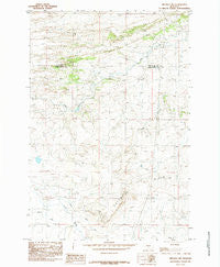Melville NW Montana Historical topographic map, 1:24000 scale, 7.5 X 7.5 Minute, Year 1985