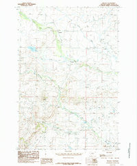 Melville Montana Historical topographic map, 1:24000 scale, 7.5 X 7.5 Minute, Year 1985