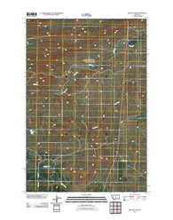 Melville NW Montana Historical topographic map, 1:24000 scale, 7.5 X 7.5 Minute, Year 2011