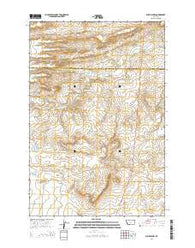 Melville NW Montana Current topographic map, 1:24000 scale, 7.5 X 7.5 Minute, Year 2014