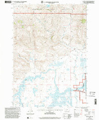 Metzel Creek Montana Historical topographic map, 1:24000 scale, 7.5 X 7.5 Minute, Year 1997