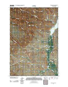 Metzel Ranch Montana Historical topographic map, 1:24000 scale, 7.5 X 7.5 Minute, Year 2011