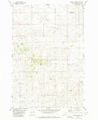 Mexican Buttes Montana Historical topographic map, 1:24000 scale, 7.5 X 7.5 Minute, Year 1980