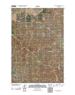 Mexican Buttes Montana Historical topographic map, 1:24000 scale, 7.5 X 7.5 Minute, Year 2011