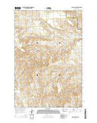 Mexican Buttes Montana Current topographic map, 1:24000 scale, 7.5 X 7.5 Minute, Year 2014