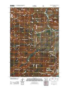 Meyer Mountain Montana Historical topographic map, 1:24000 scale, 7.5 X 7.5 Minute, Year 2011