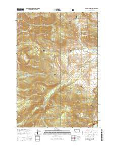 Meyer Mountain Montana Current topographic map, 1:24000 scale, 7.5 X 7.5 Minute, Year 2014