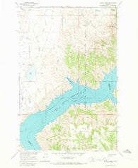 Mickey Butte Montana Historical topographic map, 1:24000 scale, 7.5 X 7.5 Minute, Year 1965