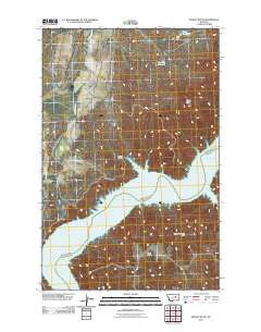 Mickey Butte Montana Historical topographic map, 1:24000 scale, 7.5 X 7.5 Minute, Year 2011
