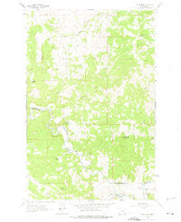 Mid Canon Montana Historical topographic map, 1:24000 scale, 7.5 X 7.5 Minute, Year 1961
