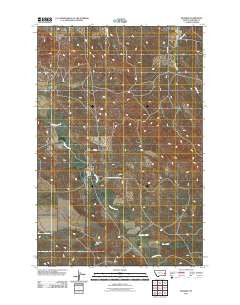 Mildred Montana Historical topographic map, 1:24000 scale, 7.5 X 7.5 Minute, Year 2011