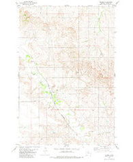 Mildred Montana Historical topographic map, 1:24000 scale, 7.5 X 7.5 Minute, Year 1981